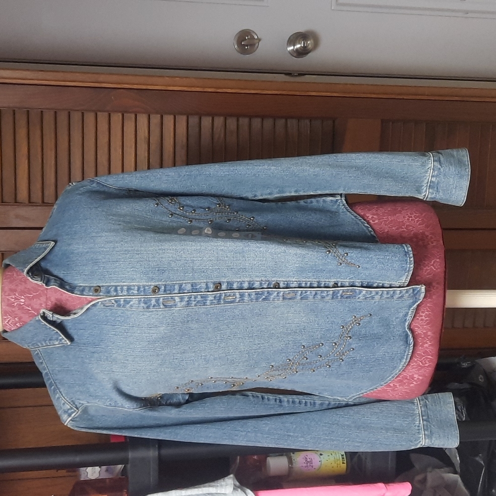Women's Harley-Davidson Shirt Jacket Large NWT Denim